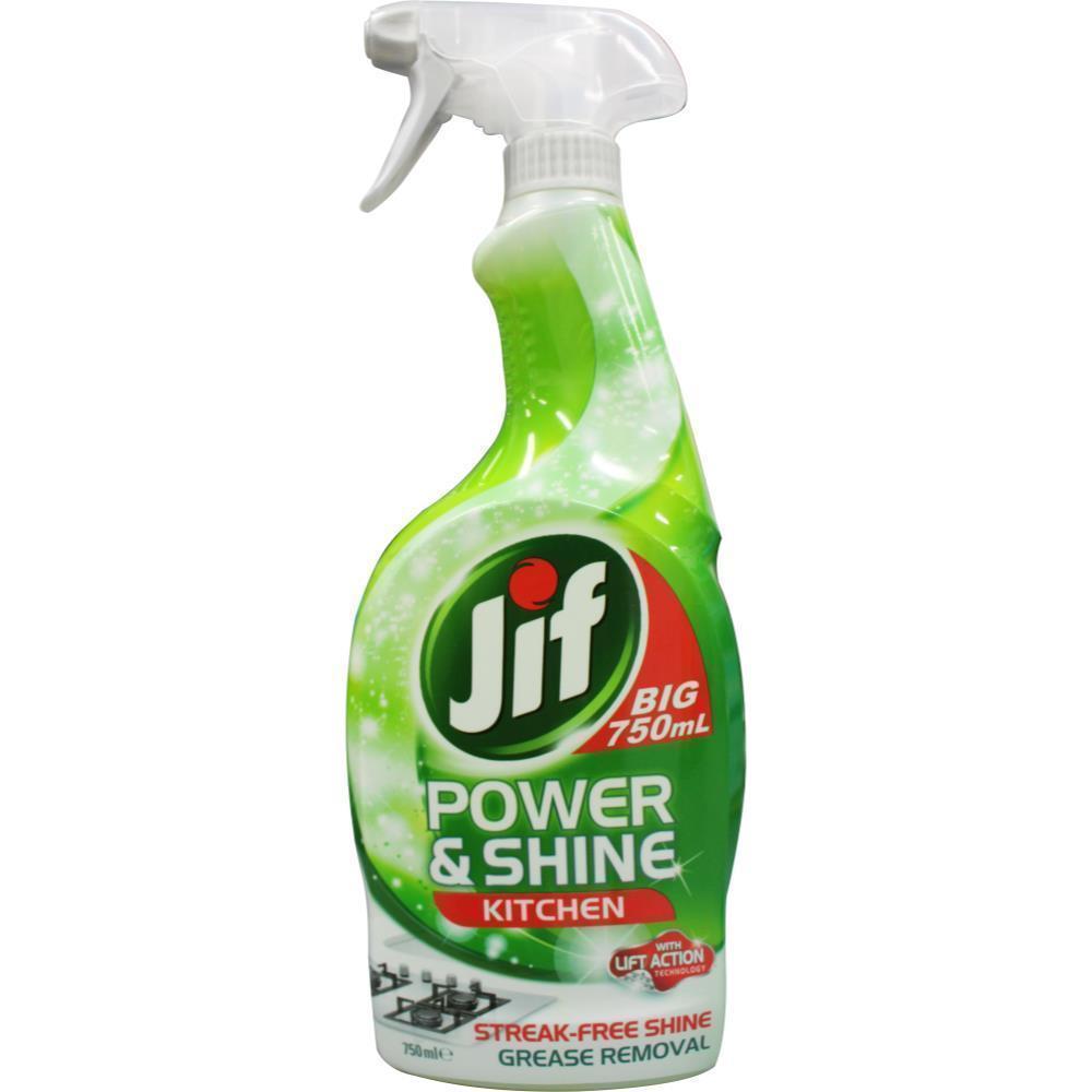 Jif Power & Shine Kitchen Surface Spray 750mL