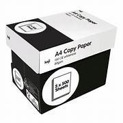 A4 White Copy Paper 80GSM Carton