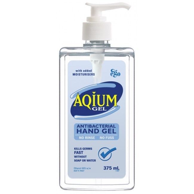 aqium hand sanitiser 375ml