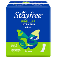 Stayfree Ultra Thin Regular No Wings Pack of 14's