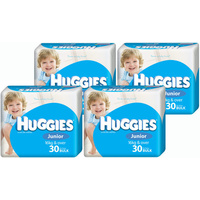 Huggies Junior Boy 4 x 30's