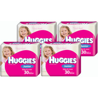 Huggies Junior Girl 4 x 30's
