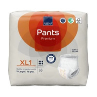 Abena Pants Premium XL1 X-Large 6D (130-170cm) Unisex 1400mL Pack of 16's
