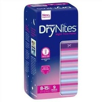 DryNites Girls Size: 8 - 15 Years (27 - 57kg) Carton of 3 x 8's