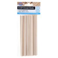 Craft Dowel Natural 150mm x 5mm Pack of 25's