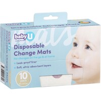 Baby U Disposable Change Mats Pack of 10