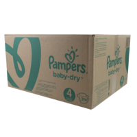 Pampers Baby Dry Nappies 9-14kg (3x58) 174's Size 4