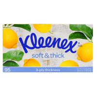 Kleenex Tissues Soft & Thick 3ply Pack of 95's