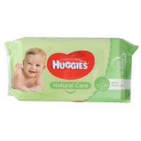 Huggies Baby Wipes Natural Care With Aloe Vera 10x56's