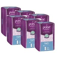 Poise Liners Regular 6 x 26's