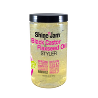Shine 'n Jam Black Castor & Flaxseed Oil Styler Gel 907 (32oz)