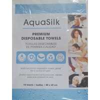 AquaSilk Premium Disposable Towels (40 x 60cm) Pack of 10's