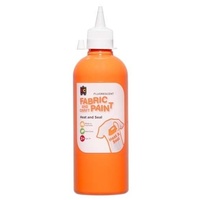 Fluorescent Craft Paint Orange 500mL