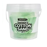 Sensory Magic Sand Tub Green 1kg 