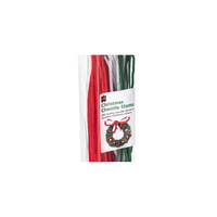 Christmas Chenille Stems Assorted Colours Pack of 200's
