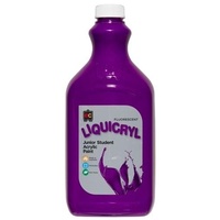 Fluorescent Liquicryl Junior Acrylic Paint Purple 2L