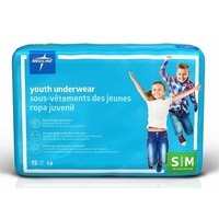 Medline DryTime Youth Underwear Small/Medium (18-32kg) 15's