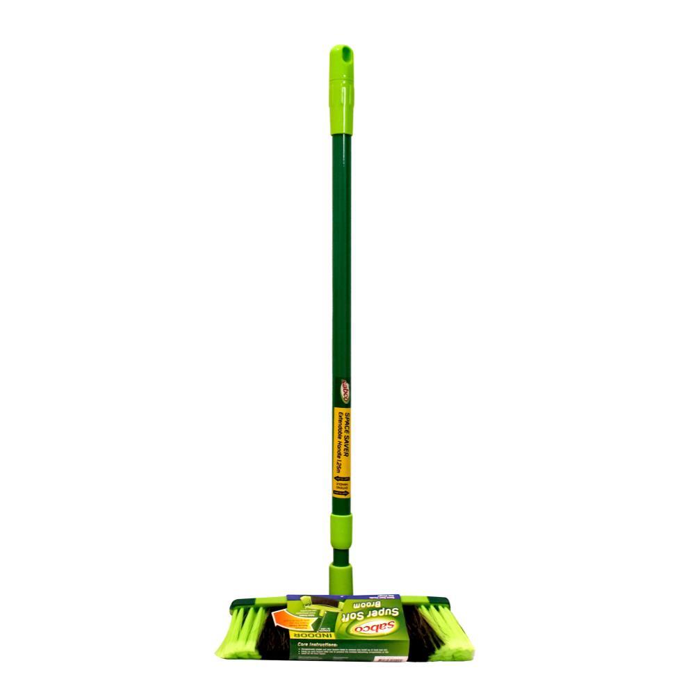 Sabco Super Soft Indoor Broom Extendable Handle to 1.2m