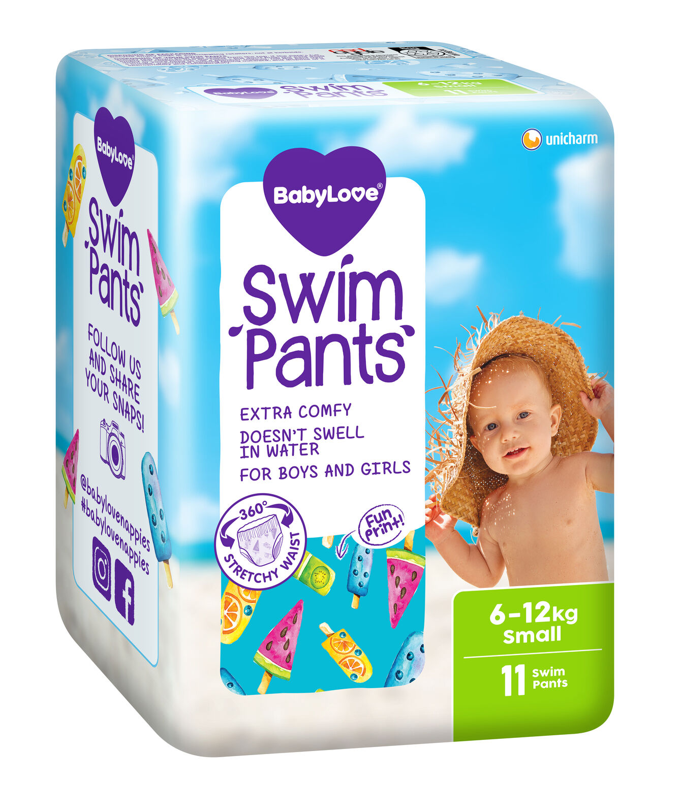 BabyLove Swim Pants Small 6 - 12KG Pack of 11's