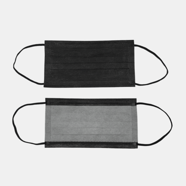 SwissCare Disposable Face Mask With Earloop Black Pack of 10