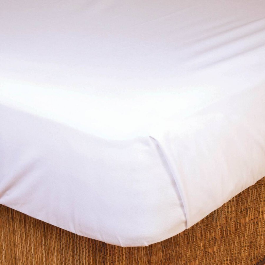 Conni Micro-Plush Waterproof Flat Sheet Queen Mattress (153 x 203cm)