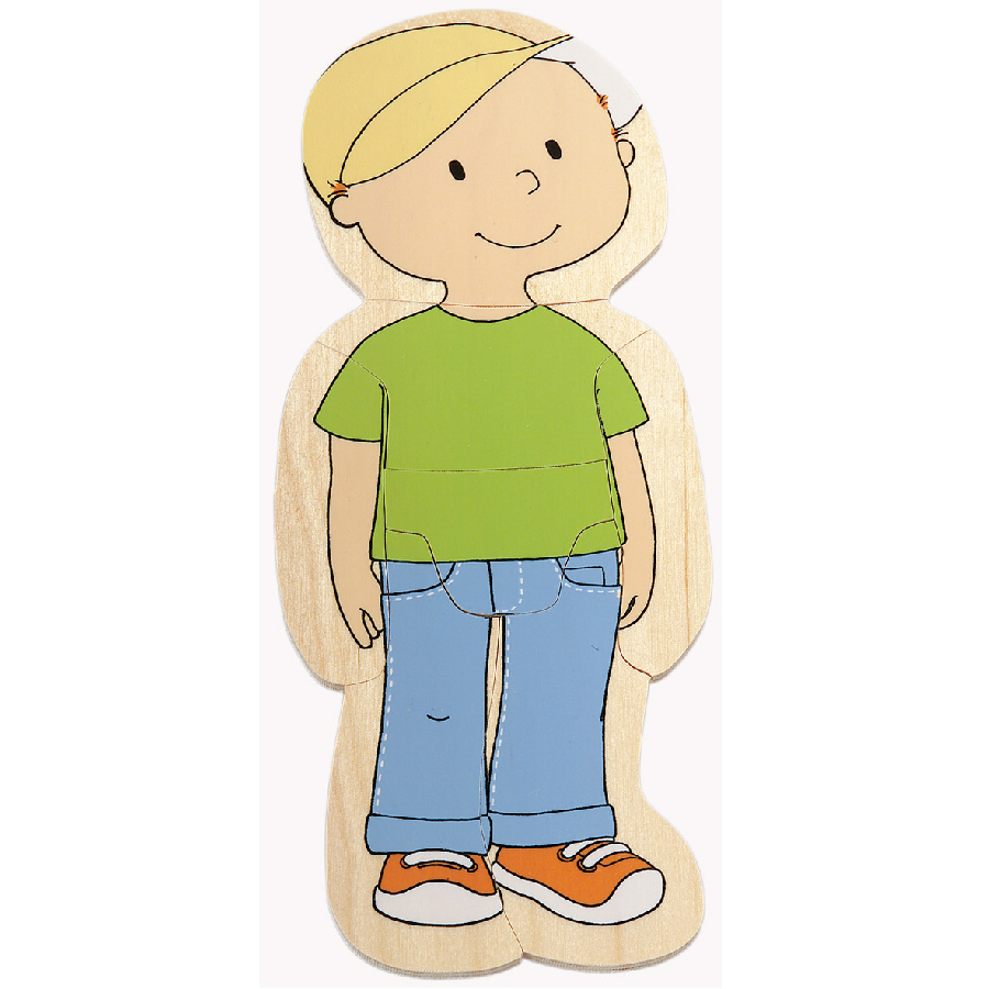 Beleduc Multilayer Wooden Puzzle - Little Boy (Age 4-6)