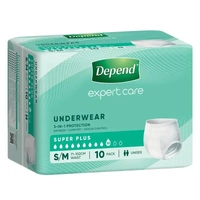 Depend Underwear Super Plus Unisex 71-102cm S/M 2000ml (4 x 10) Carton of 40's