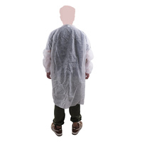 Proval PP White Lab Coat W/Out Pockets