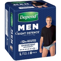 Depend Advanced Protection Underwear for Men Large (97-127cm; 77-136kg) (4 x 8) Carton of 32's