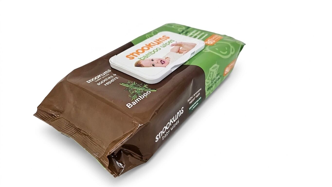 Snookums Bamboo Baby Wipes Pack of 80's