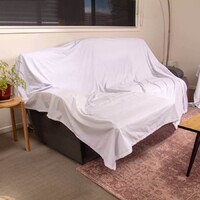 Conni Micro-Plush Waterproof Flat Sheet Single Mattress (92cm x 188cm)