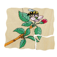 Beleduc Multilayer Wooden Puzzle - Apple (Age 4-6)