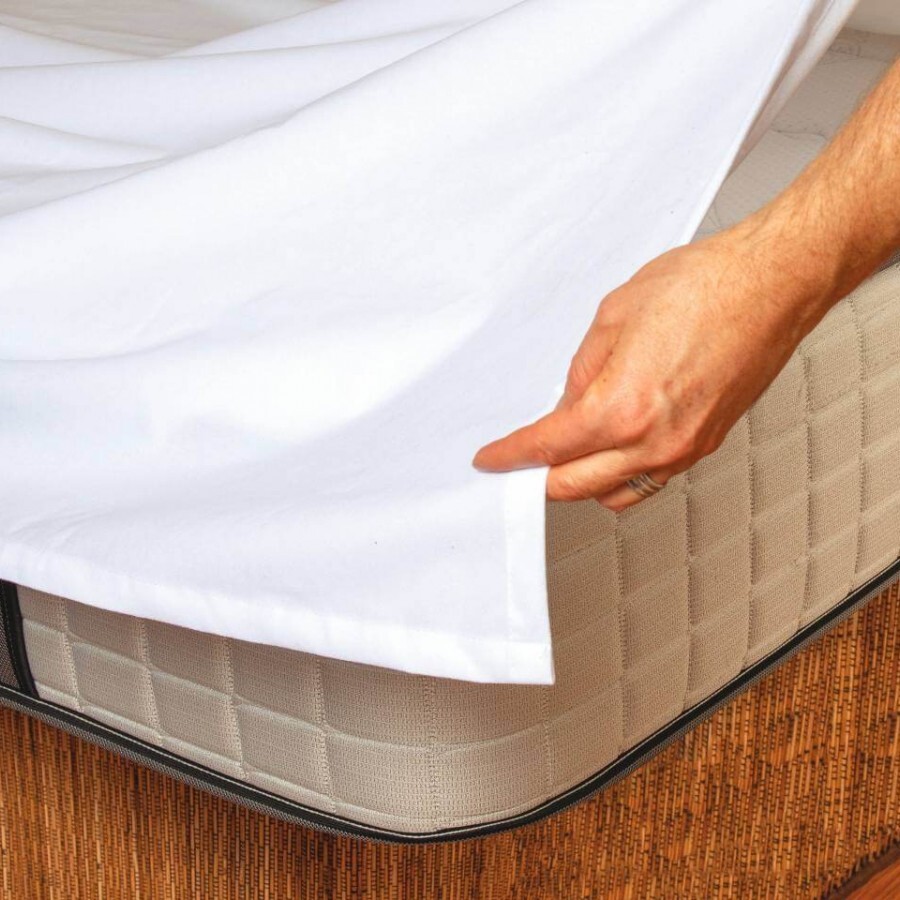 Conni Micro-Plush Waterproof Flat Sheet King Single Mattress (107 x 203cm)