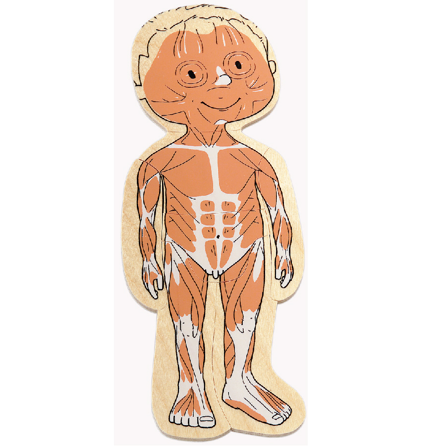 Beleduc Multilayer Wooden Puzzle - Little Boy (Age 4-6)