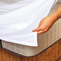Conni Micro-Plush Waterproof Flat Sheet Single Mattress (92cm x 188cm)