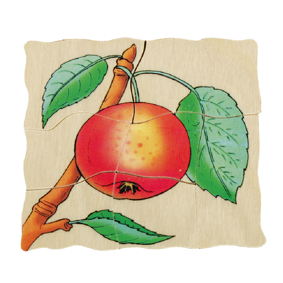 Beleduc Multilayer Wooden Puzzle - Apple (Age 4-6)