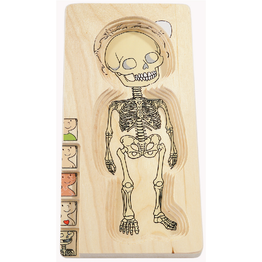 Beleduc Multilayer Wooden Puzzle - Little Boy (Age 4-6)