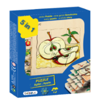 Beleduc Multilayer Wooden Puzzle - Apple (Age 4-6)