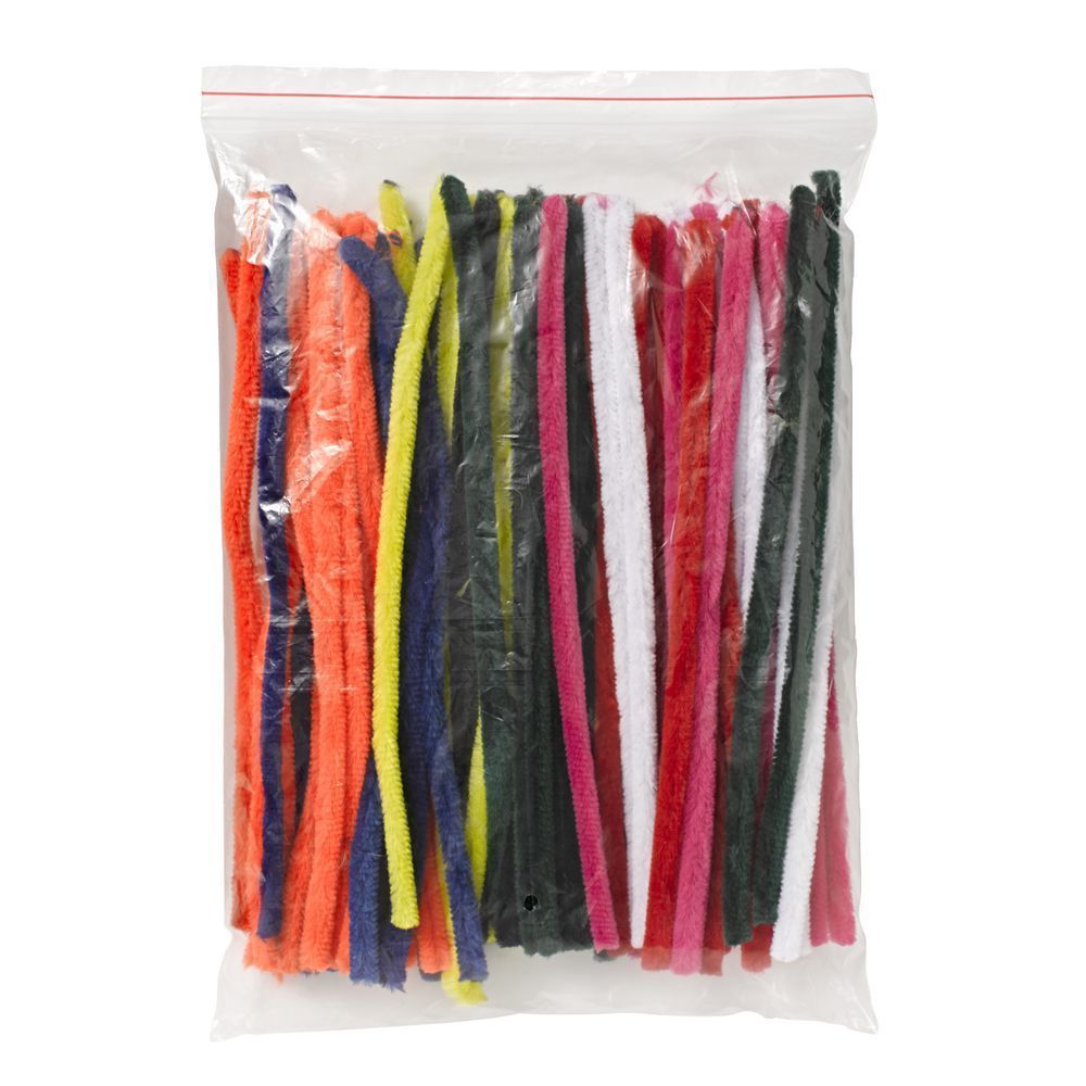 Jasart Pipe Cleaners Assorted 30cm Pack of 100