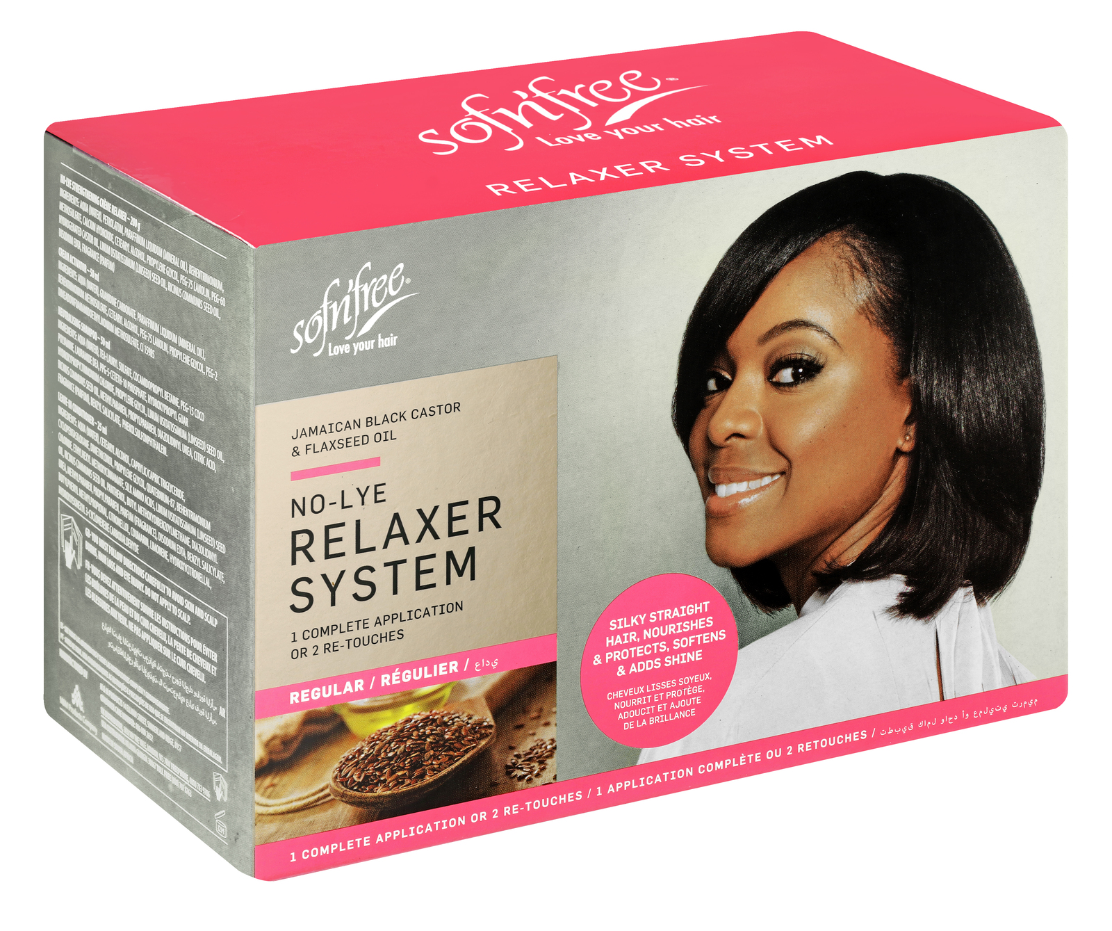 Sofn Free No Lye Jamaican Black Castor Flaxseed Relaxer