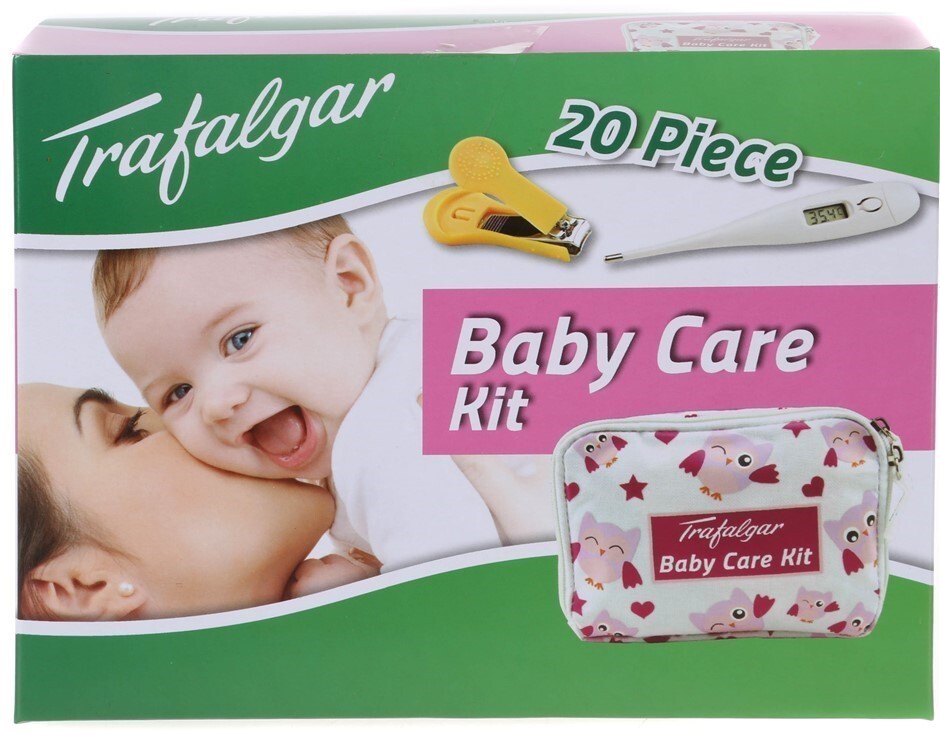 Baby Care Kit 20 Pieces Pink Trafalgar