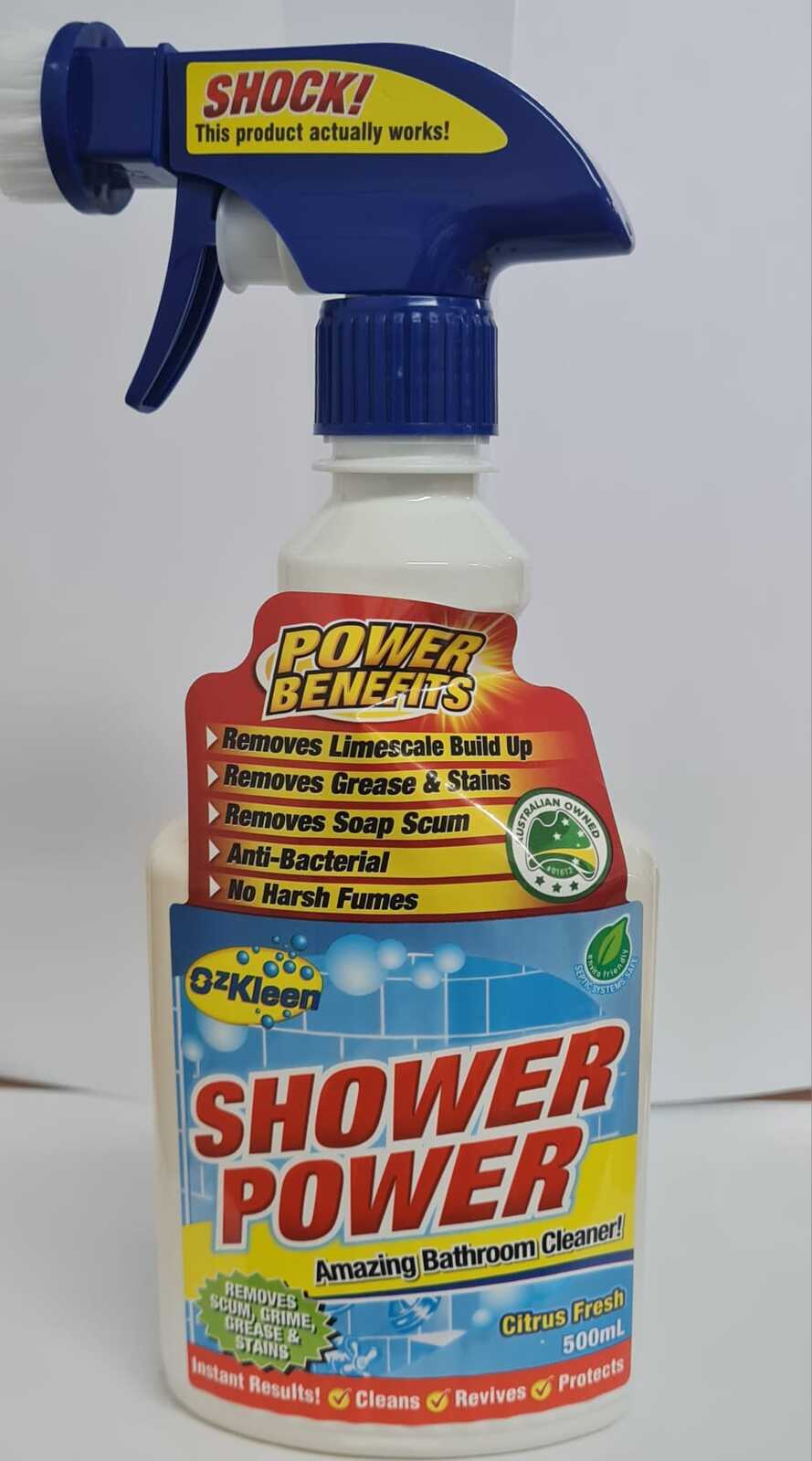 Ozkleen Shower Power Citrus 500mL ozkleen