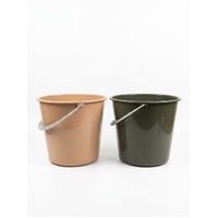 Handy Bucket 9.6L – Beige & Green – Assorted Colours – 1 Piece