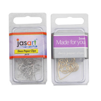 Decorative Paper Clips Heart Shaped Pack of 10