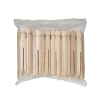 Jasart Wooden Dolly Pegs Natural Colour Pack of 24