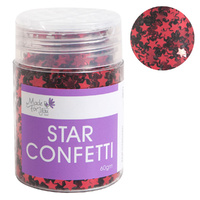 Star Confetti Red 60g