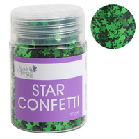 Star Confetti Green 60g