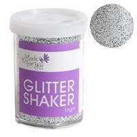 Glitter Shaker Silver 15g