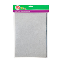Educraft A4 Foam Sheets Glitter 5 Pack