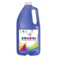 Smudgi Children's Acrylic Paint Blue 2L